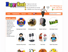 Tablet Screenshot of happyrent.nl